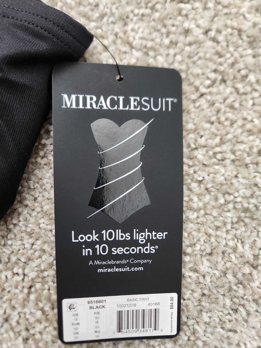 *NWT* Miraclesuit Black High-Waist Swim Briefs - Picture 3 of 5